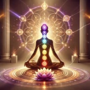 tantra øvelser med fokus på chakra-balancering, energistrømme og spirituel meditation i en lysfyldt og harmonisk atmosfære.